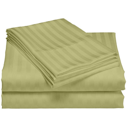 Home Sweet Home Dream Striped 1200 TC Egyptian Cotton Deep Pocket Bed Sheet Set