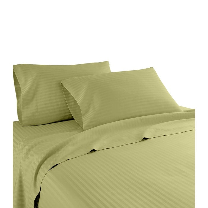 Home Sweet Home Dream Striped 1200 TC Egyptian Cotton Deep Pocket Bed Sheet Set