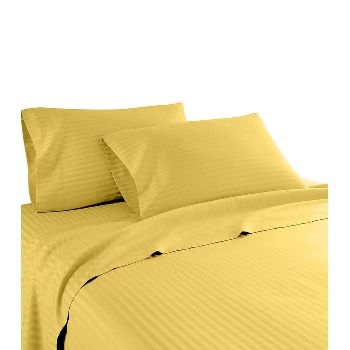 Home Sweet Home Dream Striped 1200 TC Egyptian Cotton Deep Pocket Bed Sheet Set