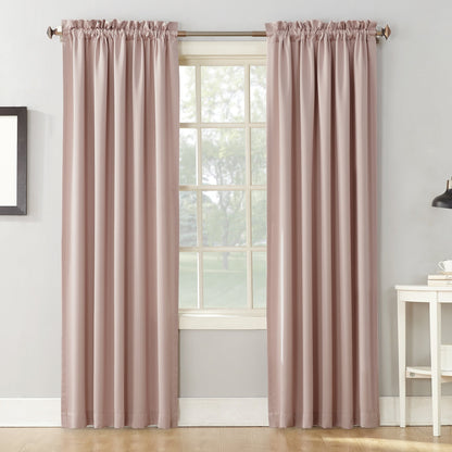 Porch & Den Inez Room Darkening Window Curtain Panel and Valance, Single Panel
