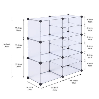 Portable Shoe Rack Organizer 66-72 Pair Tower Shelf Storage Cabinet