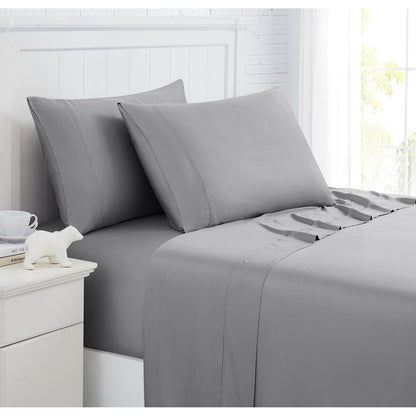 Premium Luxury 100-percent Bamboo Viscose 21-inch Extra Deep Pocket 4-piece Bed Sheet Set