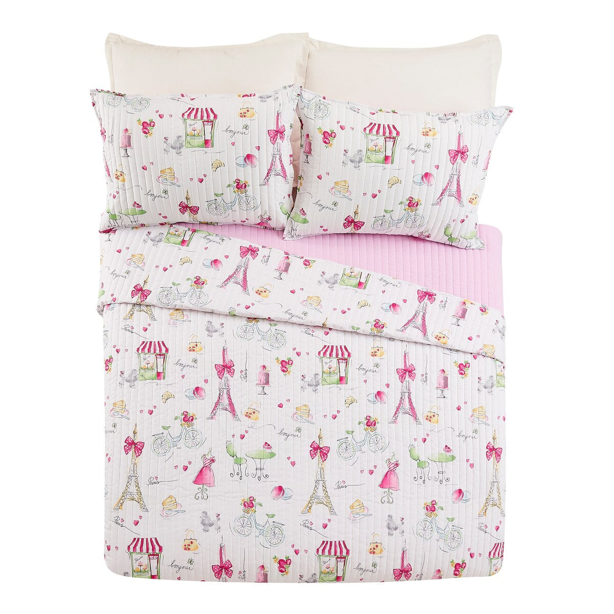 Urban Playground Pretty in Paris Quilt Set