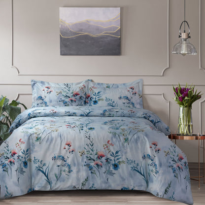 Printed Velvet Oversized Duvet Cover Set