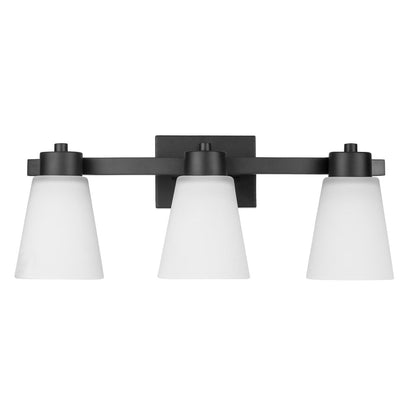Prominence Home Fairendale, Vanity Light, Matte Black - Matte Black