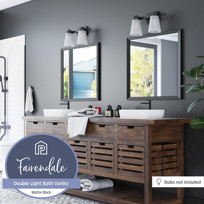 Prominence Home Fairendale, Vanity Light, Matte Black - Matte Black