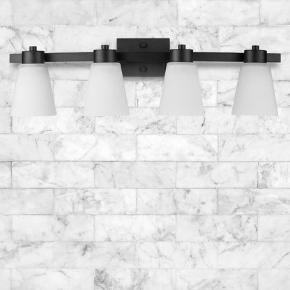 Prominence Home Fairendale, Vanity Light, Matte Black - Matte Black