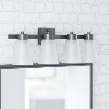Prominence Home Fairendale, Vanity Light, Matte Black - Matte Black