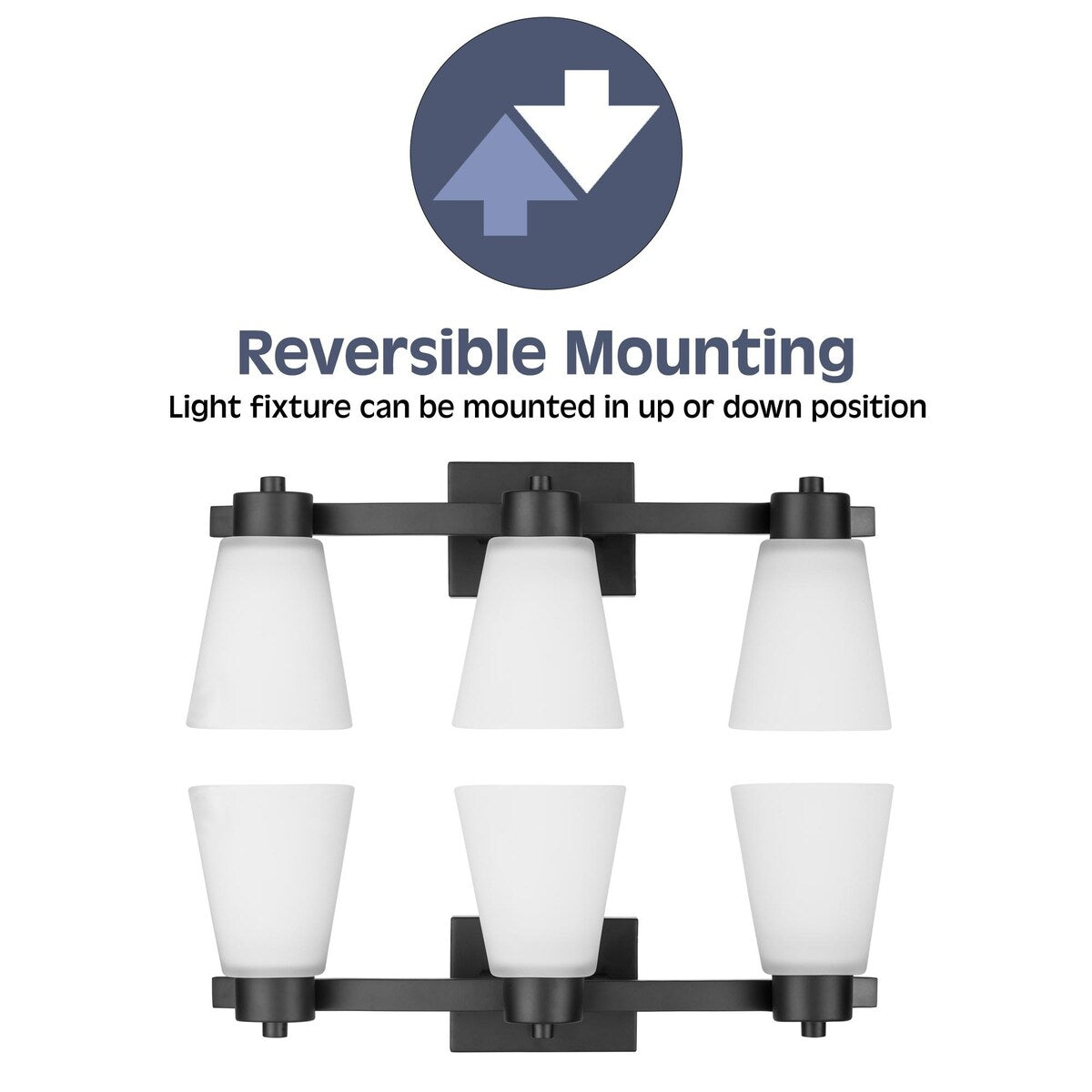 Prominence Home Fairendale, Vanity Light, Matte Black - Matte Black