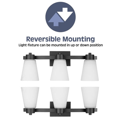 Prominence Home Fairendale, Vanity Light, Matte Black - Matte Black