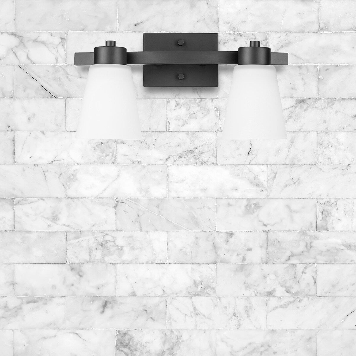 Prominence Home Fairendale, Vanity Light, Matte Black - Matte Black