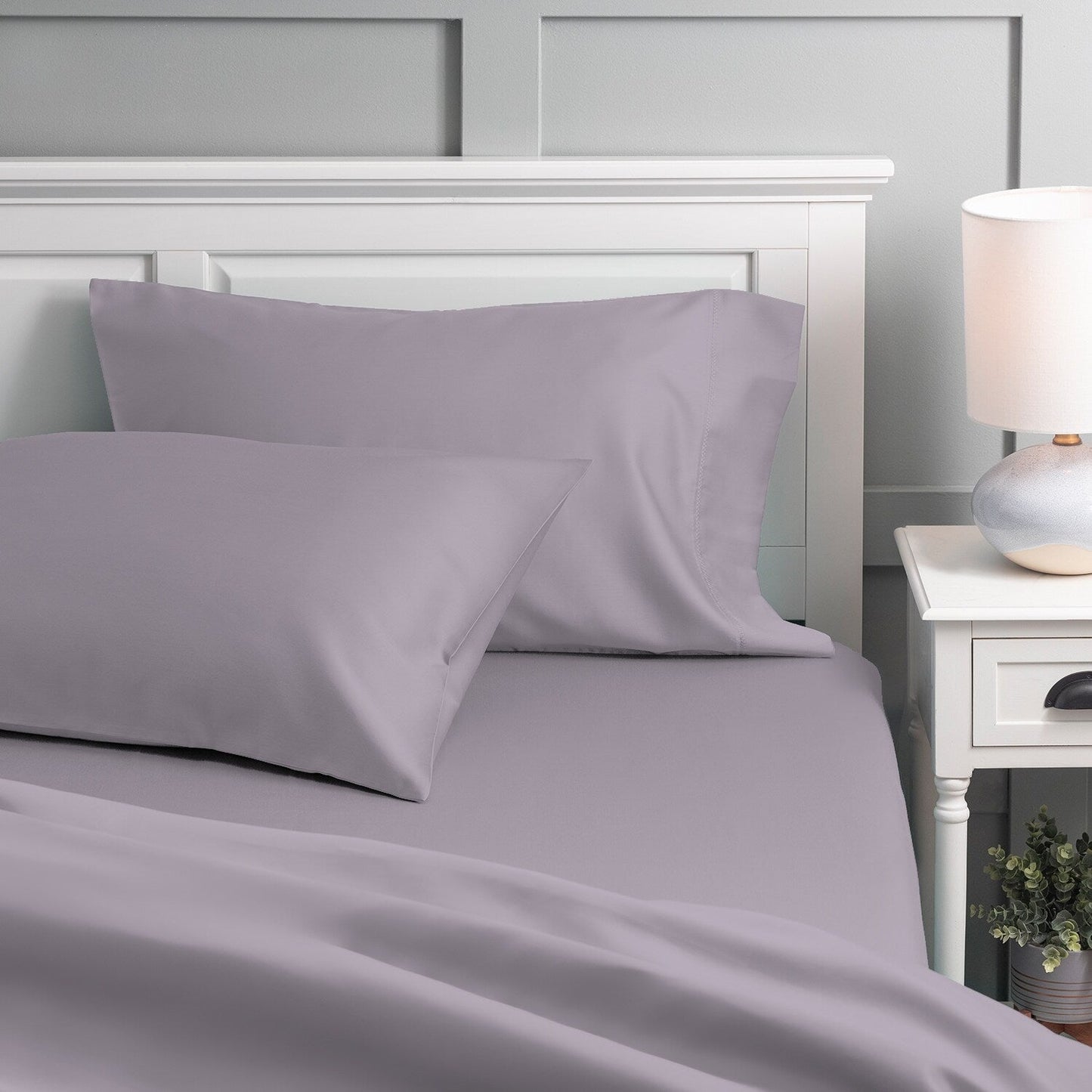 Purity Home 300TC Organic 100% Cotton Cool Crisp Percale Sheet Set