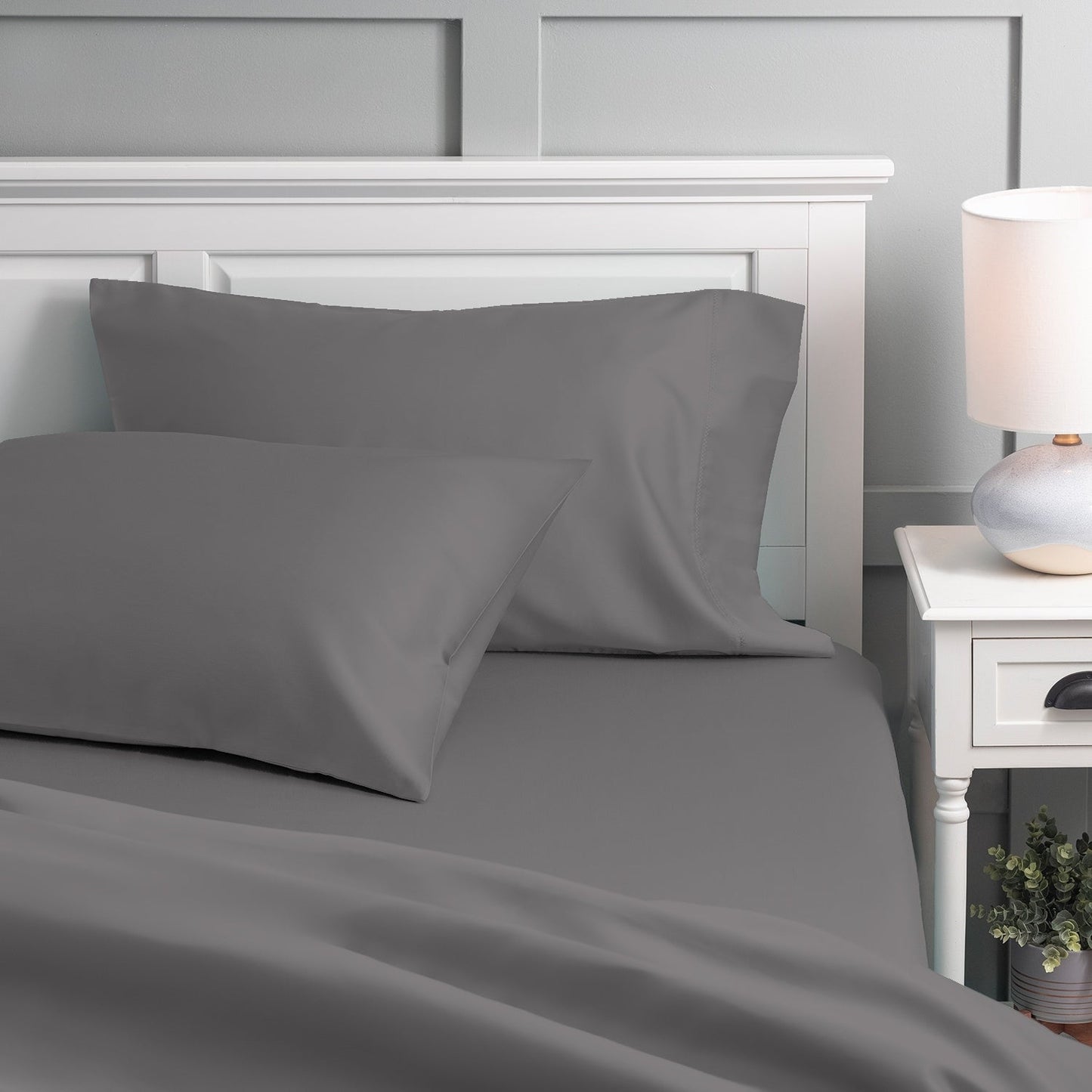 Purity Home 300TC Organic 100% Cotton Cool Crisp Percale Sheet Set