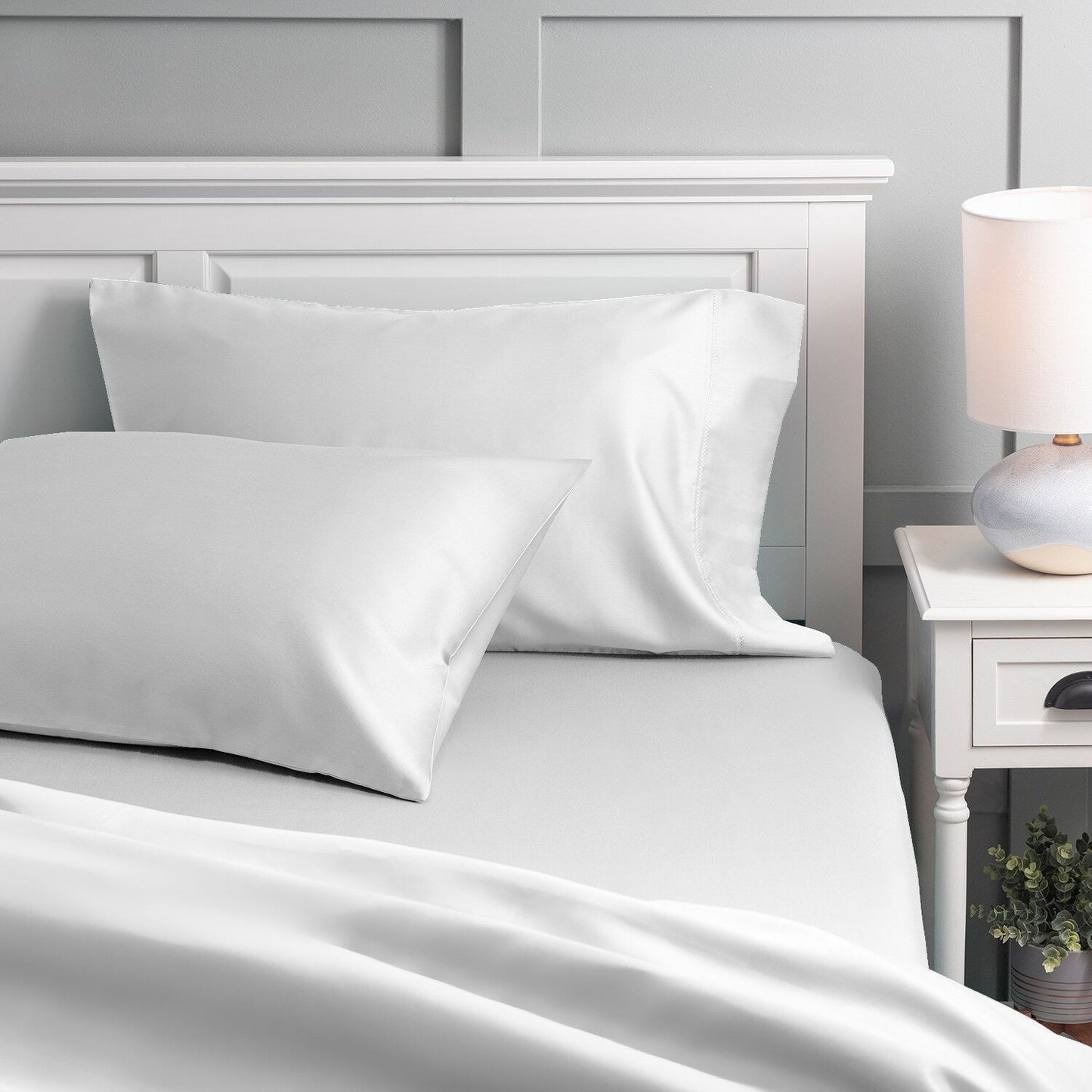 Purity Home 300TC Organic 100% Cotton Cool Crisp Percale Sheet Set