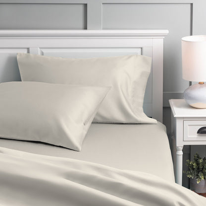 Purity Home 300TC Organic 100% Cotton Cool Crisp Percale Sheet Set