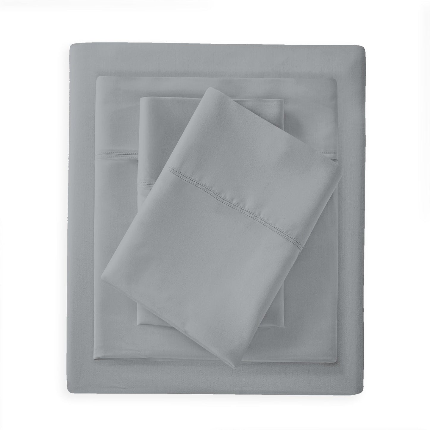Purity Home 300TC Organic 100% Cotton Cool Crisp Percale Sheet Set