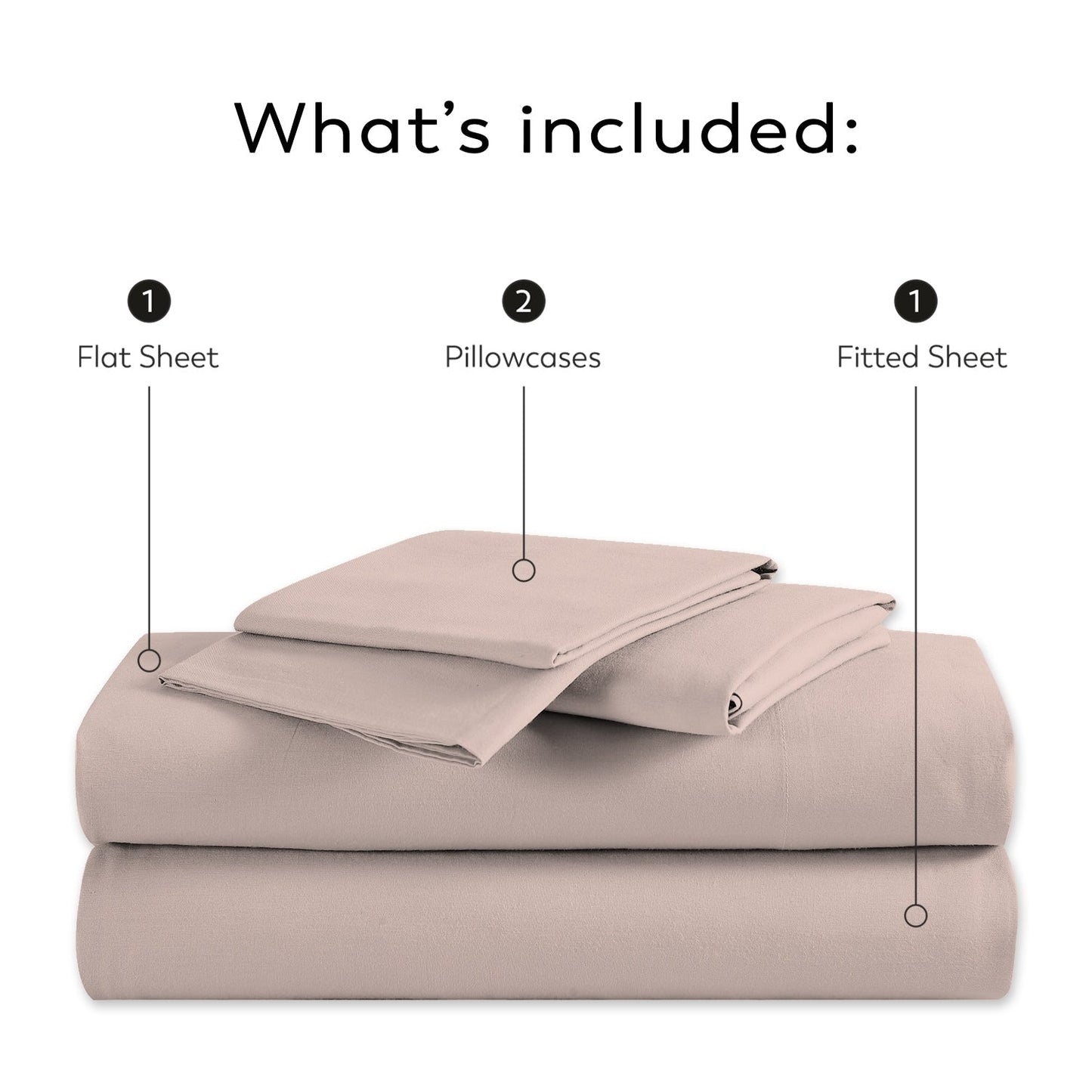 Purity Home 300TC Organic 100% Cotton Cool Crisp Percale Sheet Set