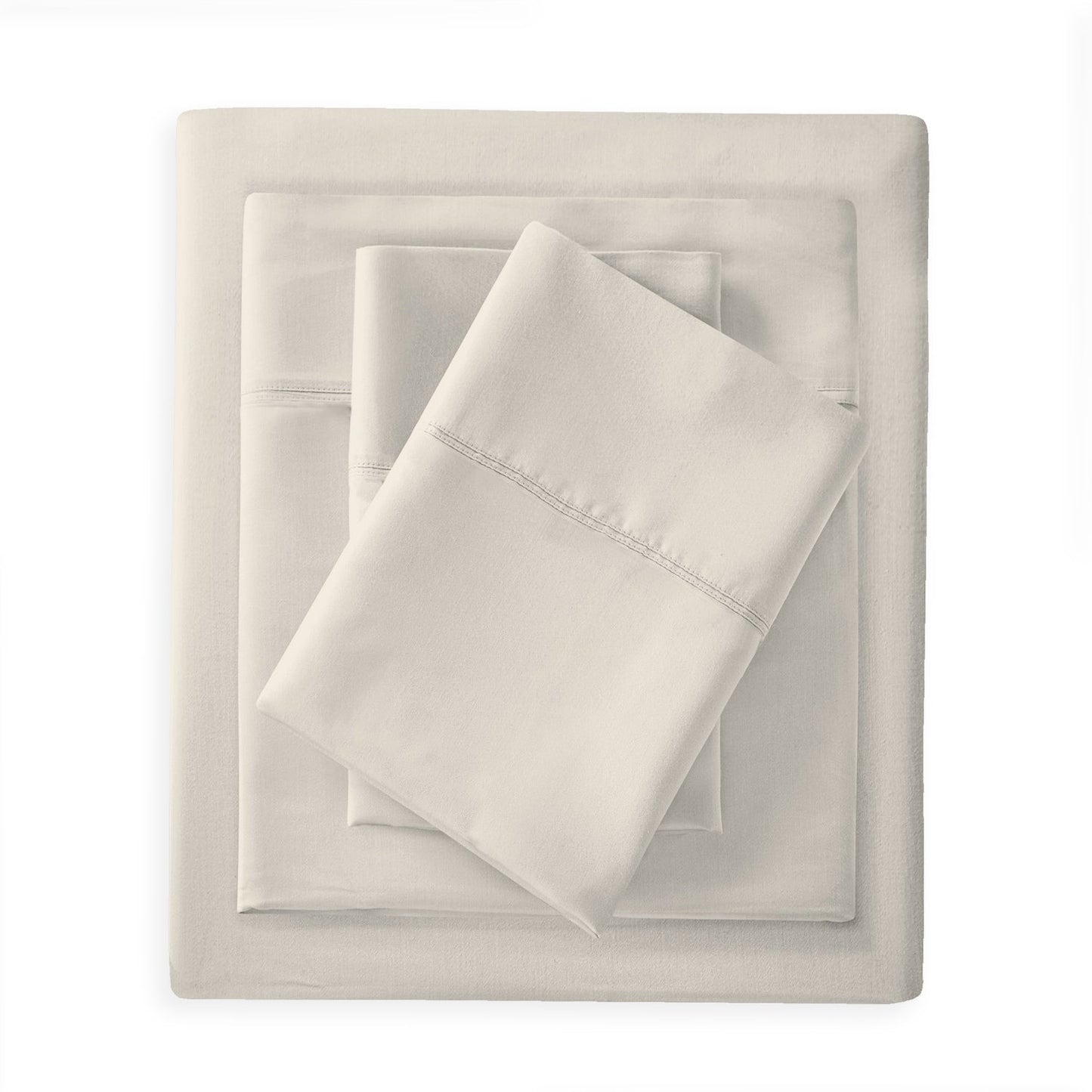 Purity Home 300TC Organic 100% Cotton Cool Crisp Percale Sheet Set