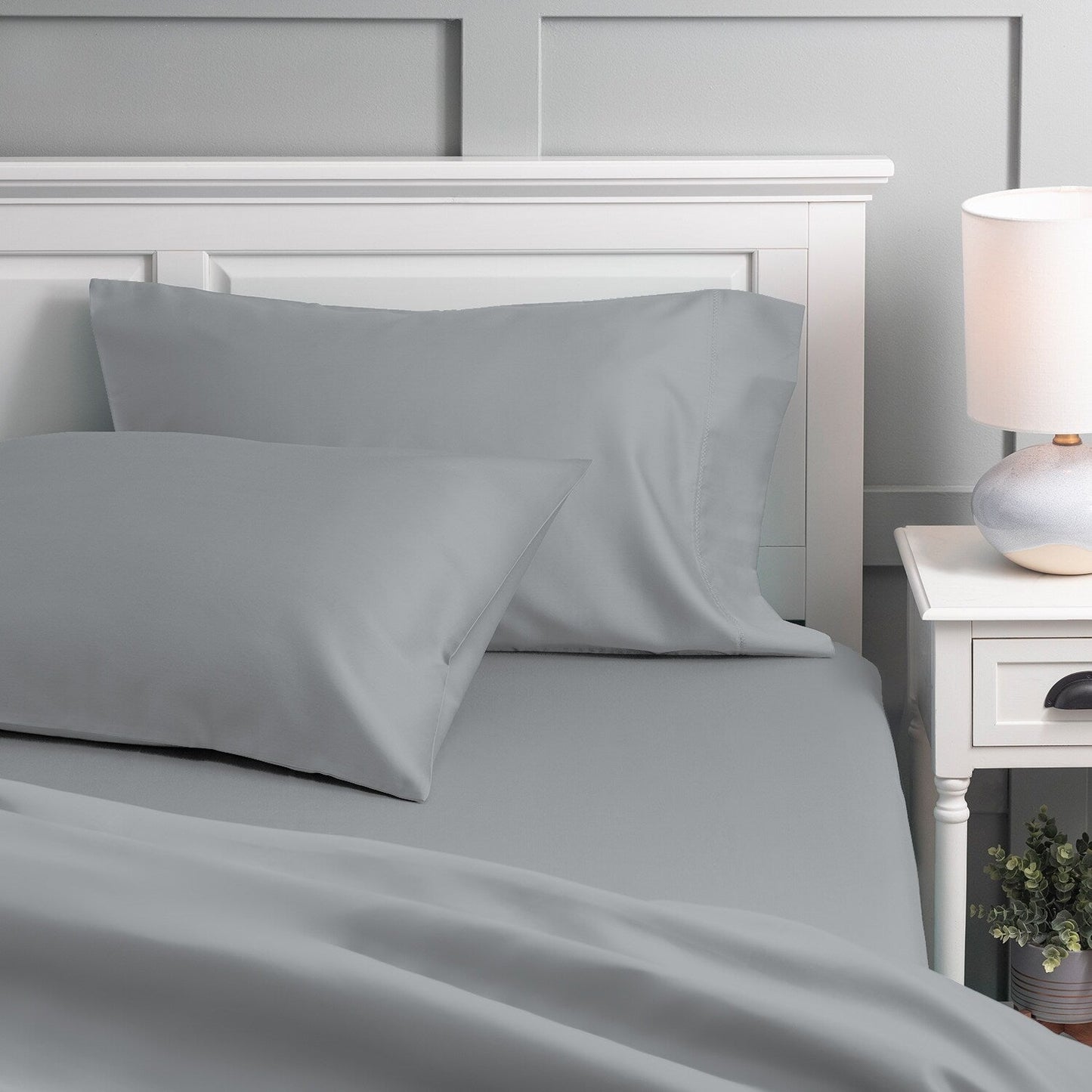 Purity Home 300TC Organic 100% Cotton Cool Crisp Percale Sheet Set