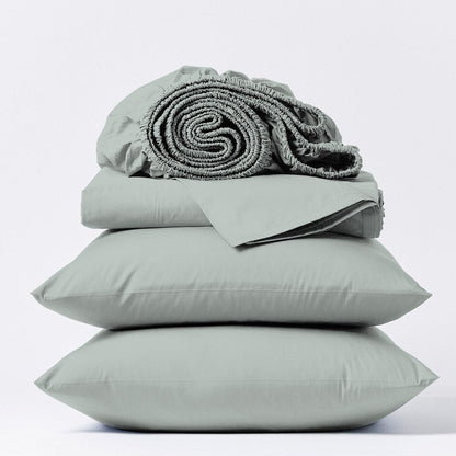 Purity Home 400TC 100% Cotton Long Staple Ultra-soft Percale Sheet Set