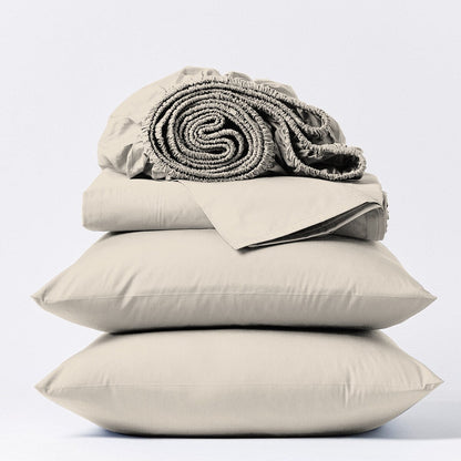 Purity Home 400TC 100% Cotton Long Staple Ultra-soft Percale Sheet Set