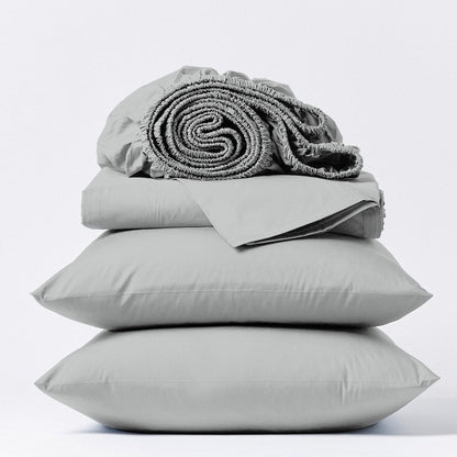 Purity Home 400TC 100% Cotton Long Staple Ultra-soft Percale Sheet Set