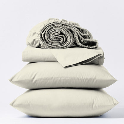 Purity Home 400TC 100% Cotton Super Soft Silky Sateen Sheet Set