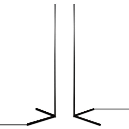 RGBCW LED Corner Floor Lamp with Remote Control
