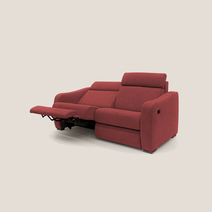 Gummy Divano con meccanismo relax elettrico rosso