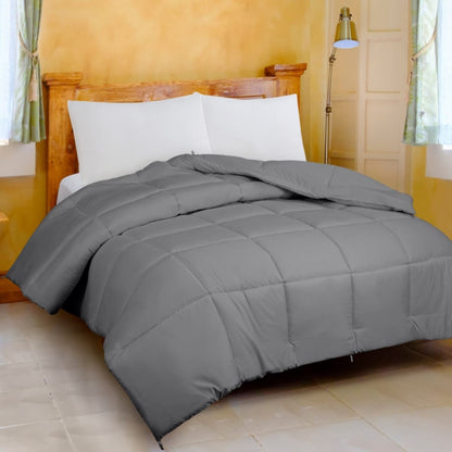 ROYALE King Comforter - All Season Down Alternative Bedding Comforter - Lightweight Quilted Comforter (King, Navy)