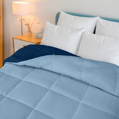 ROYALE King Comforter - All Season Down Alternative Bedding Comforter - Lightweight Quilted Comforter (King, Navy)