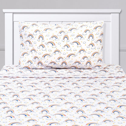 Rainbows Sheet Set by Sweet Home Collection - Multi