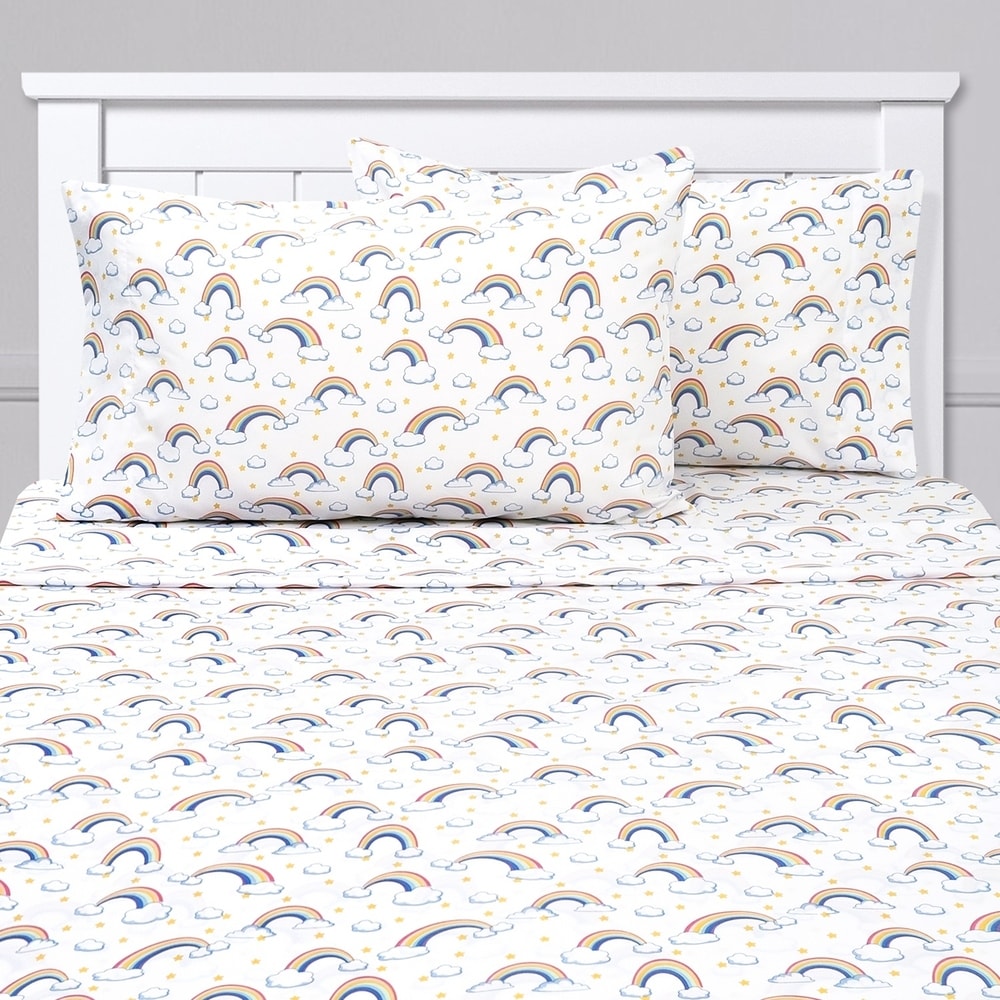 Rainbows Sheet Set by Sweet Home Collection - Multi