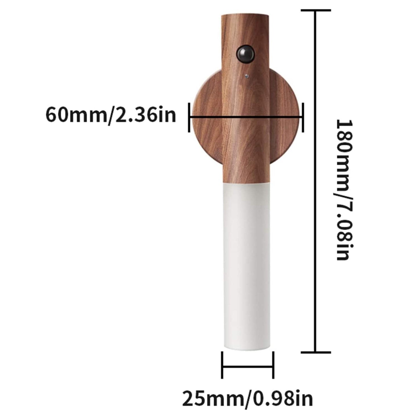 Rechargeable Motion Sensor Wall Sconce Magnet LED Night Lights Stick