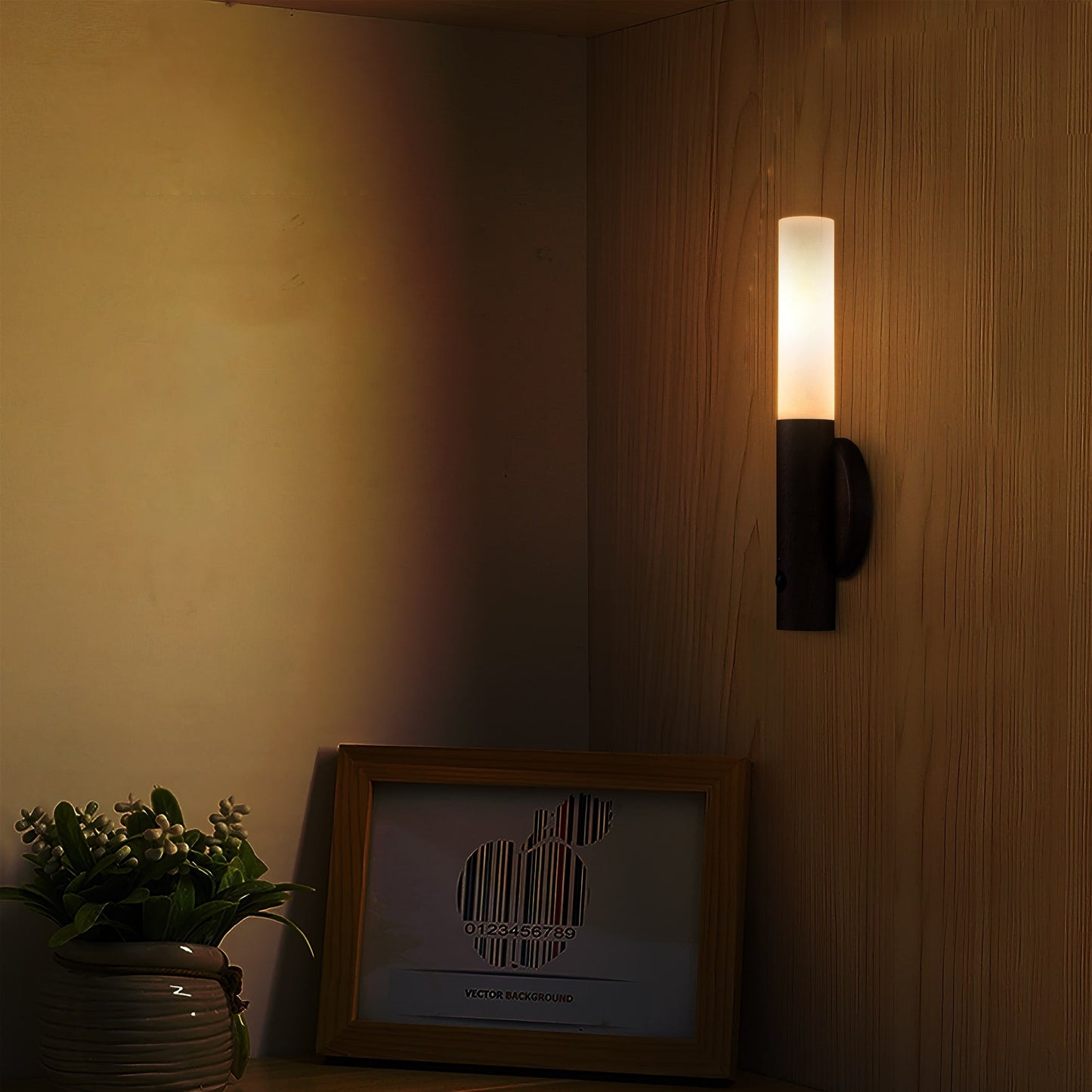 Rechargeable Motion Sensor Wall Sconce Magnet LED Night Lights Stick