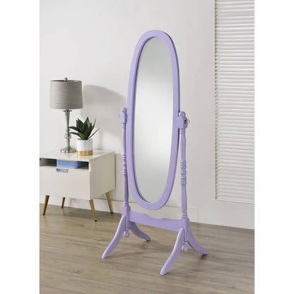 Roundhill Furniture Copper Grove Monks Hood Traditional Wooden Floor Cheval Mirror