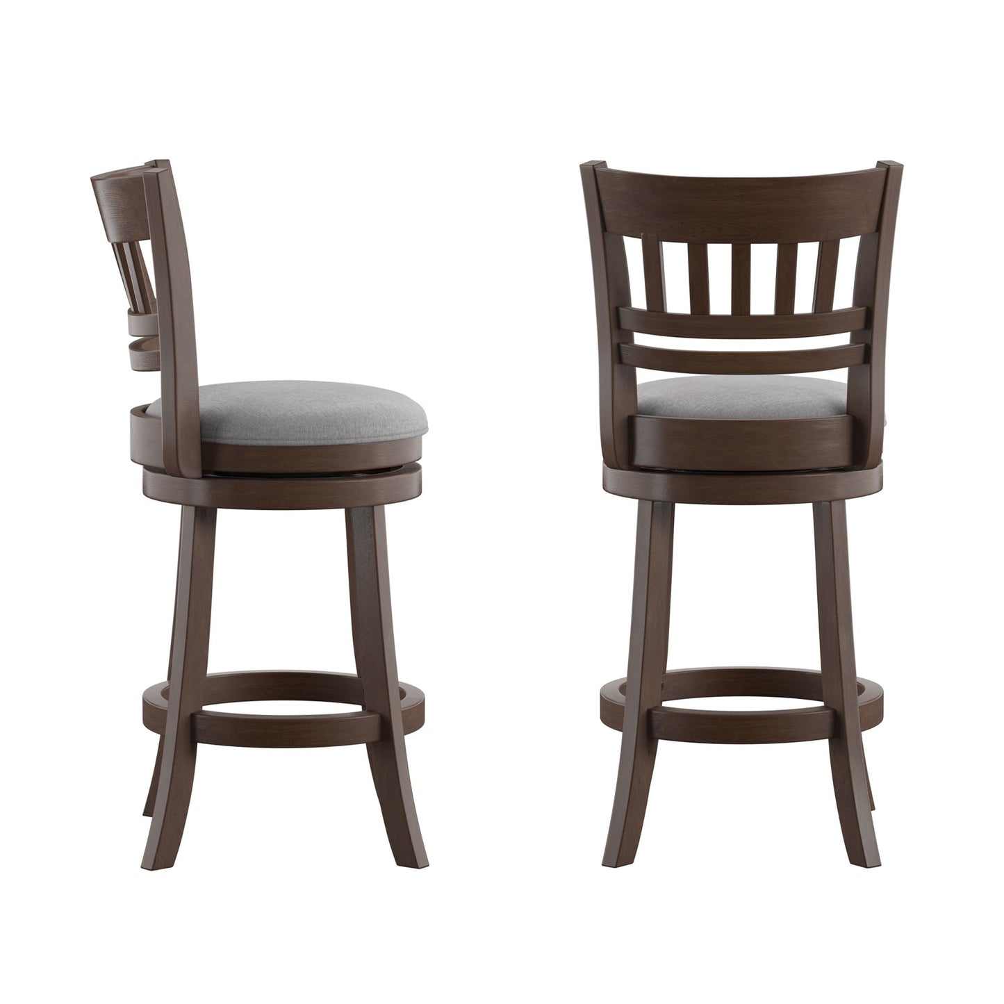 Rovinj Lattice Back 24H Swivel Counter Height Stool