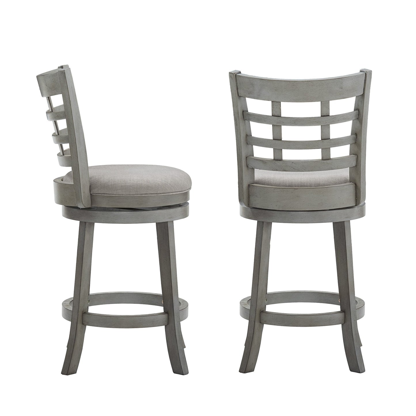 Rovinj Upholstered Back Swivel Counter Stool