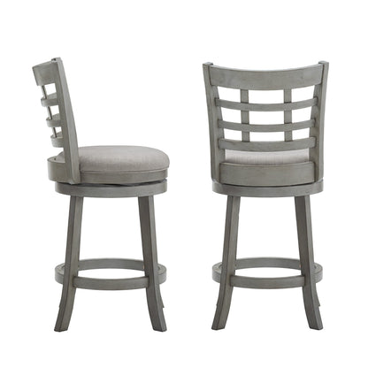 Rovinj Upholstered Back Swivel Counter Stool