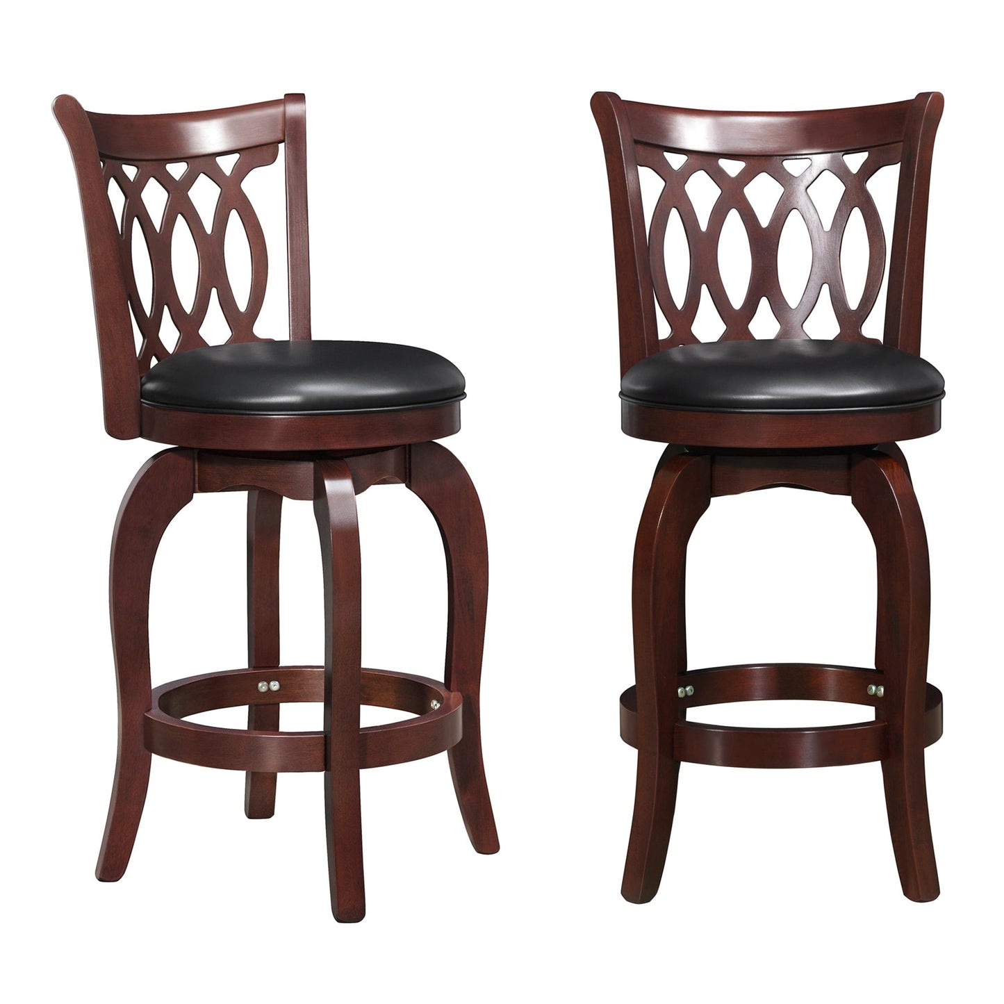 Rovinj Upholstered Back Swivel Counter Stool