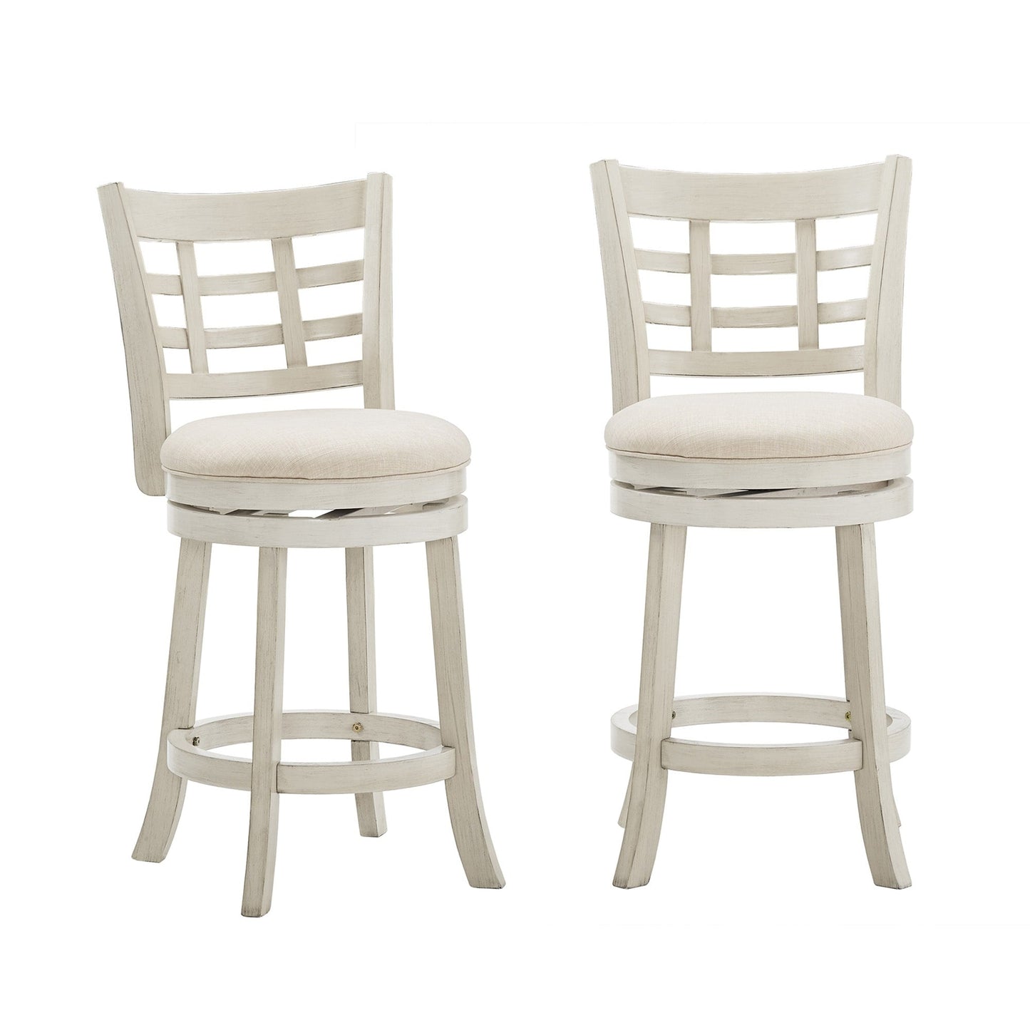 Rovinj Upholstered Back Swivel Counter Stool