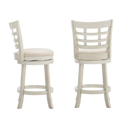 Rovinj Upholstered Back Swivel Counter Stool