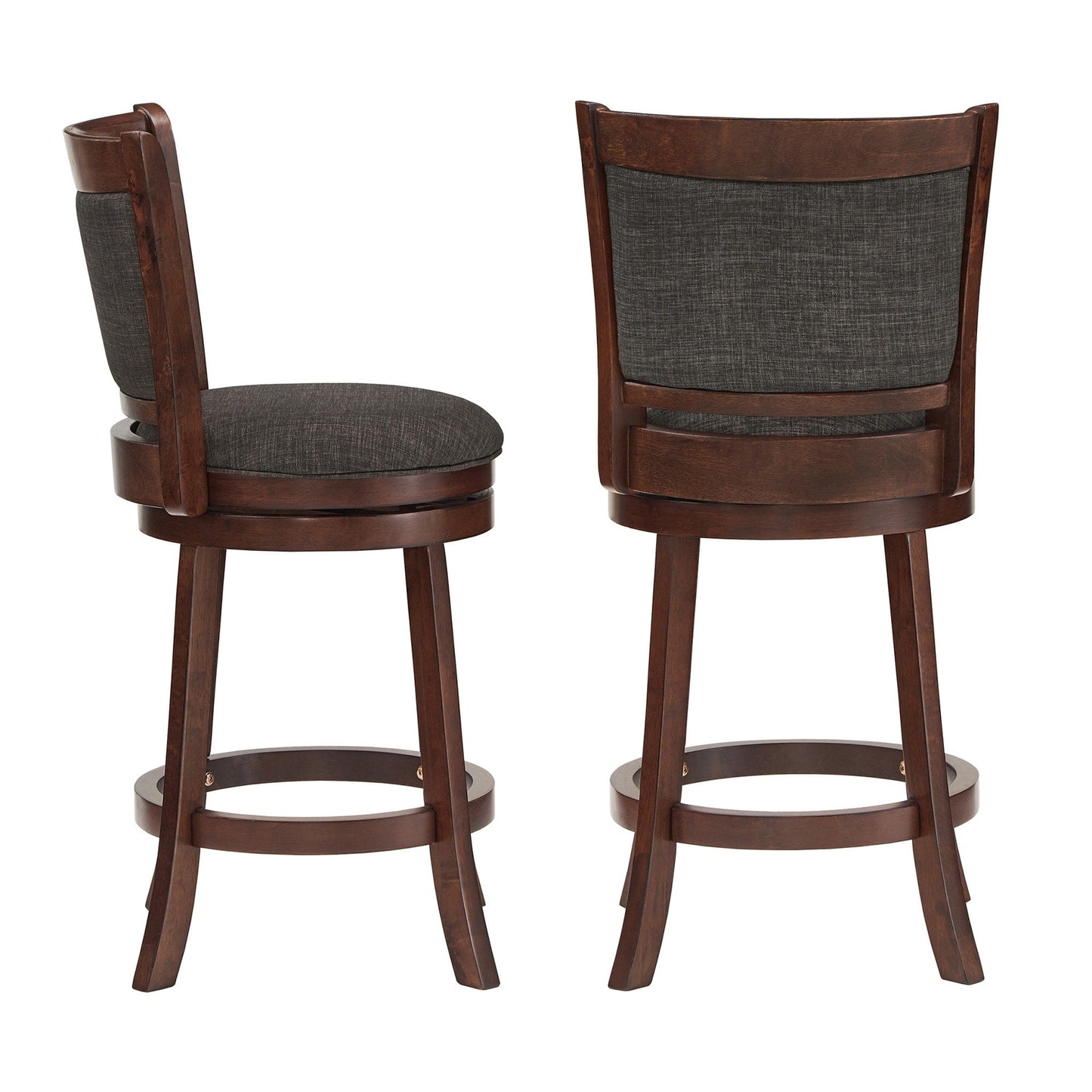 Rovinj Upholstered Back Swivel Stool