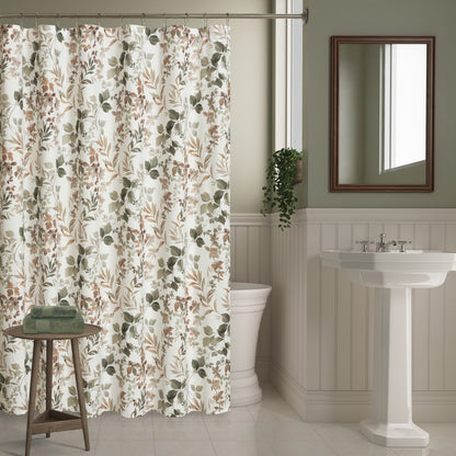 Royal Court Evergreen Shower Curtain