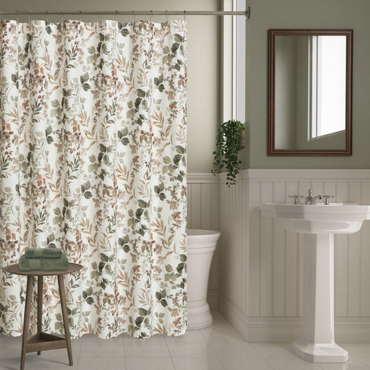 Royal Court Evergreen Shower Curtain