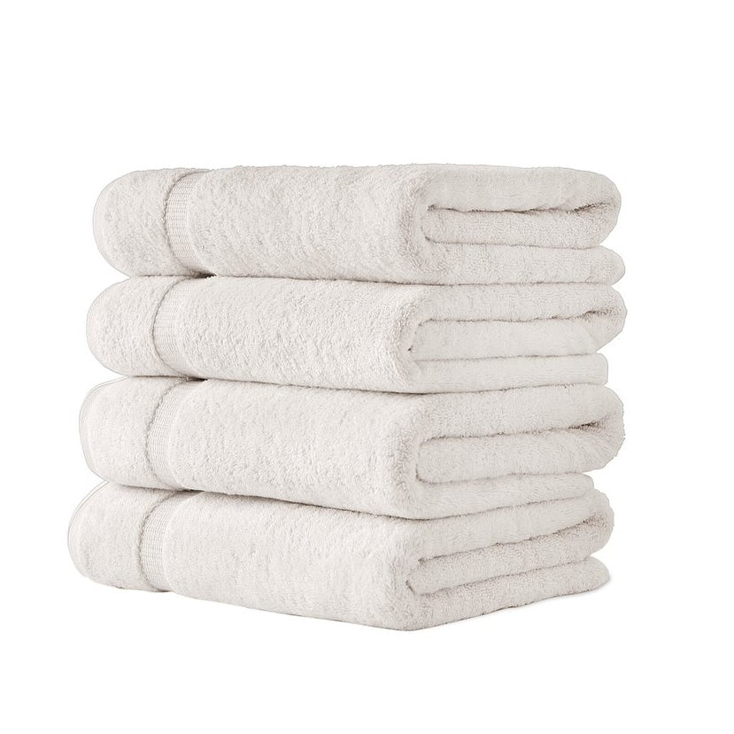 Royal Turkish Cotton Luxury Bath Towel Set & 100% Soft Turkish Cotton & Set of 4 Hotel Quality Towels