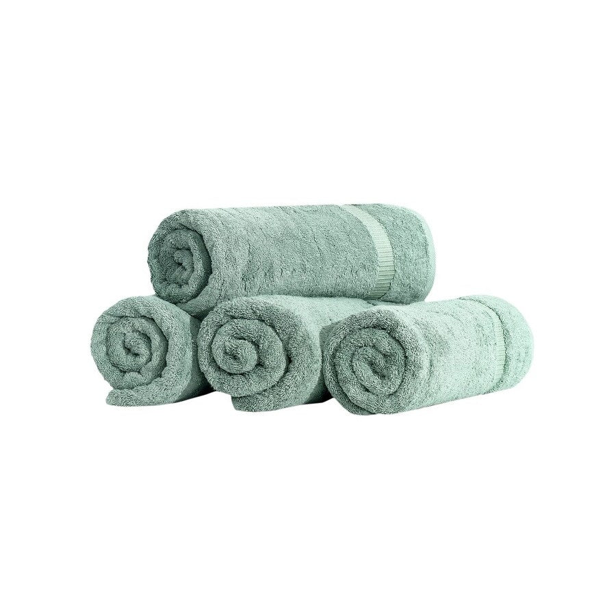 Royal Turkish Cotton Luxury Bath Towel Set & 100% Soft Turkish Cotton & Set of 4 Hotel Quality Towels