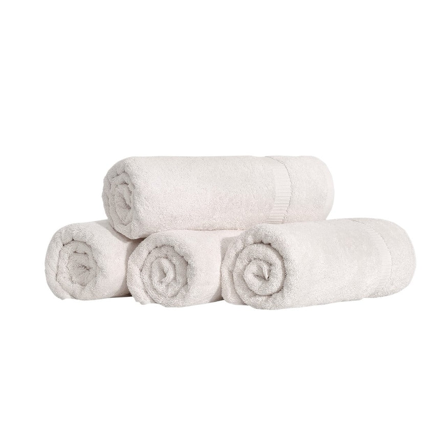 Royal Turkish Cotton Luxury Bath Towel Set & 100% Soft Turkish Cotton & Set of 4 Hotel Quality Towels