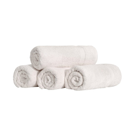 Royal Turkish Cotton Luxury Bath Towel Set & 100% Soft Turkish Cotton & Set of 4 Hotel Quality Towels