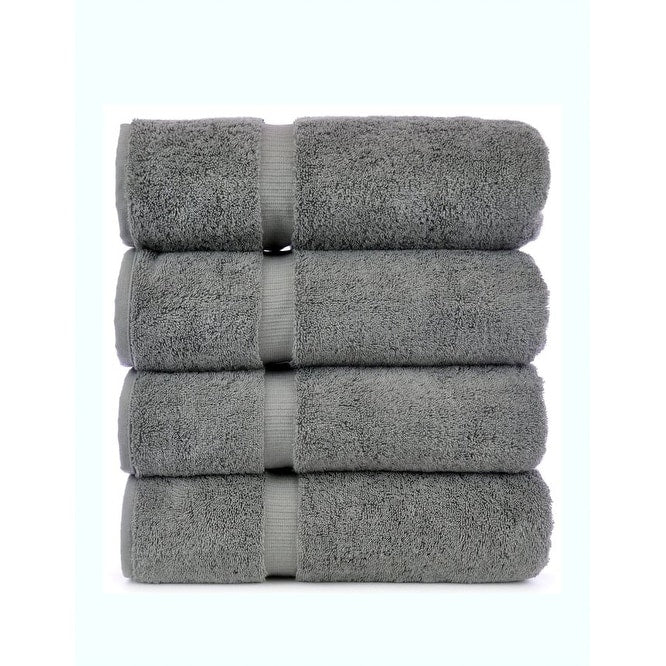 Royal Turkish Cotton Luxury Bath Towel Set & 100% Soft Turkish Cotton & Set of 4 Hotel Quality Towels